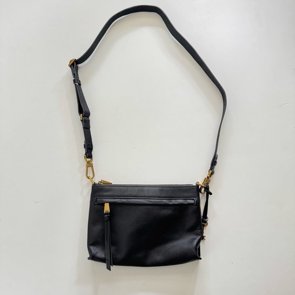 Fossil Handbags - New Fossil Kiera Black Leather Crossbody Bag
